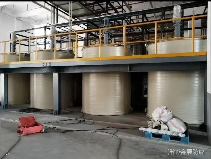 PP/PPH储罐安装案例-化工防腐设备