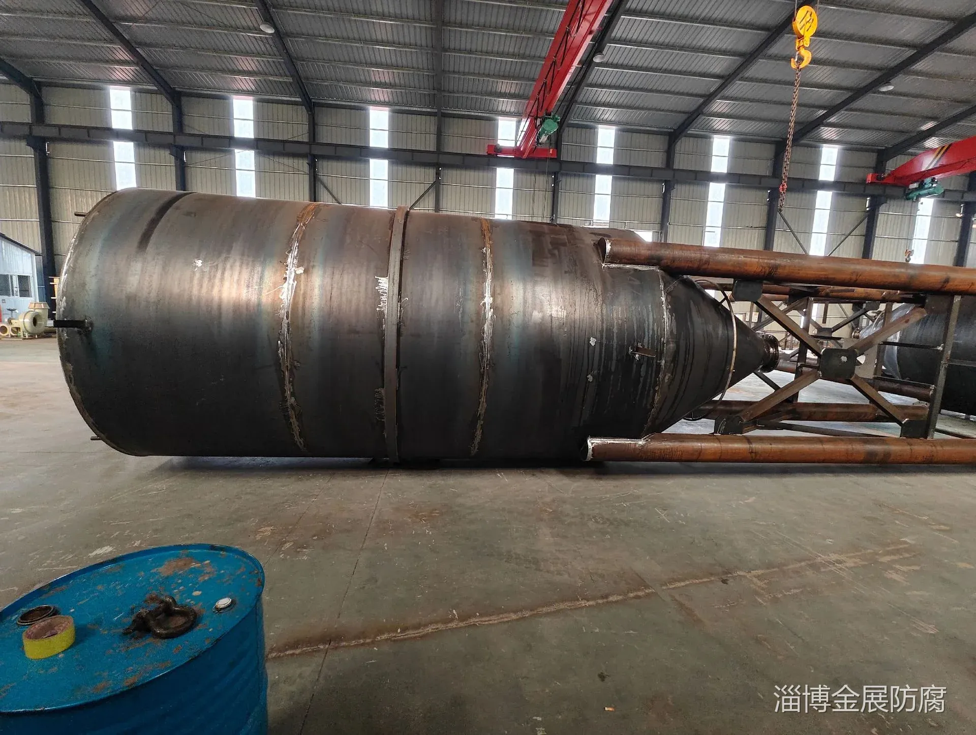 化工防腐储罐项目安装-耐酸碱储罐施工